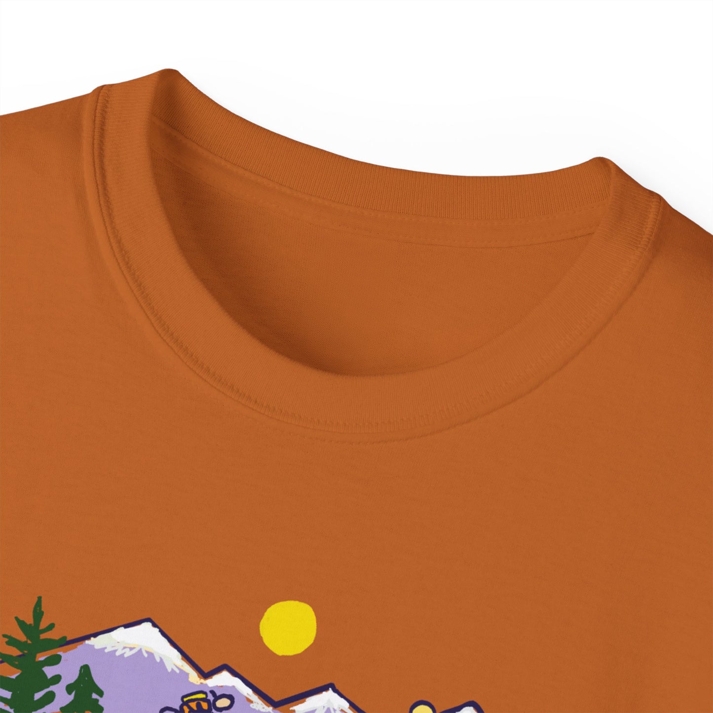 π΅ββοΈπ΅ββοΈ "Mountain Biking Bliss: Just Traveling Thru Adventure Tee" π²βοΈ