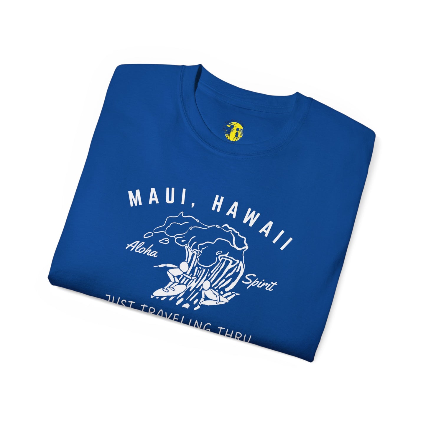 πββοΈπββοΈ "Maui Hawaii Surfing Duo: Aloha Spirit, Just Traveling Thru Surfers Club Tee" πΊπ