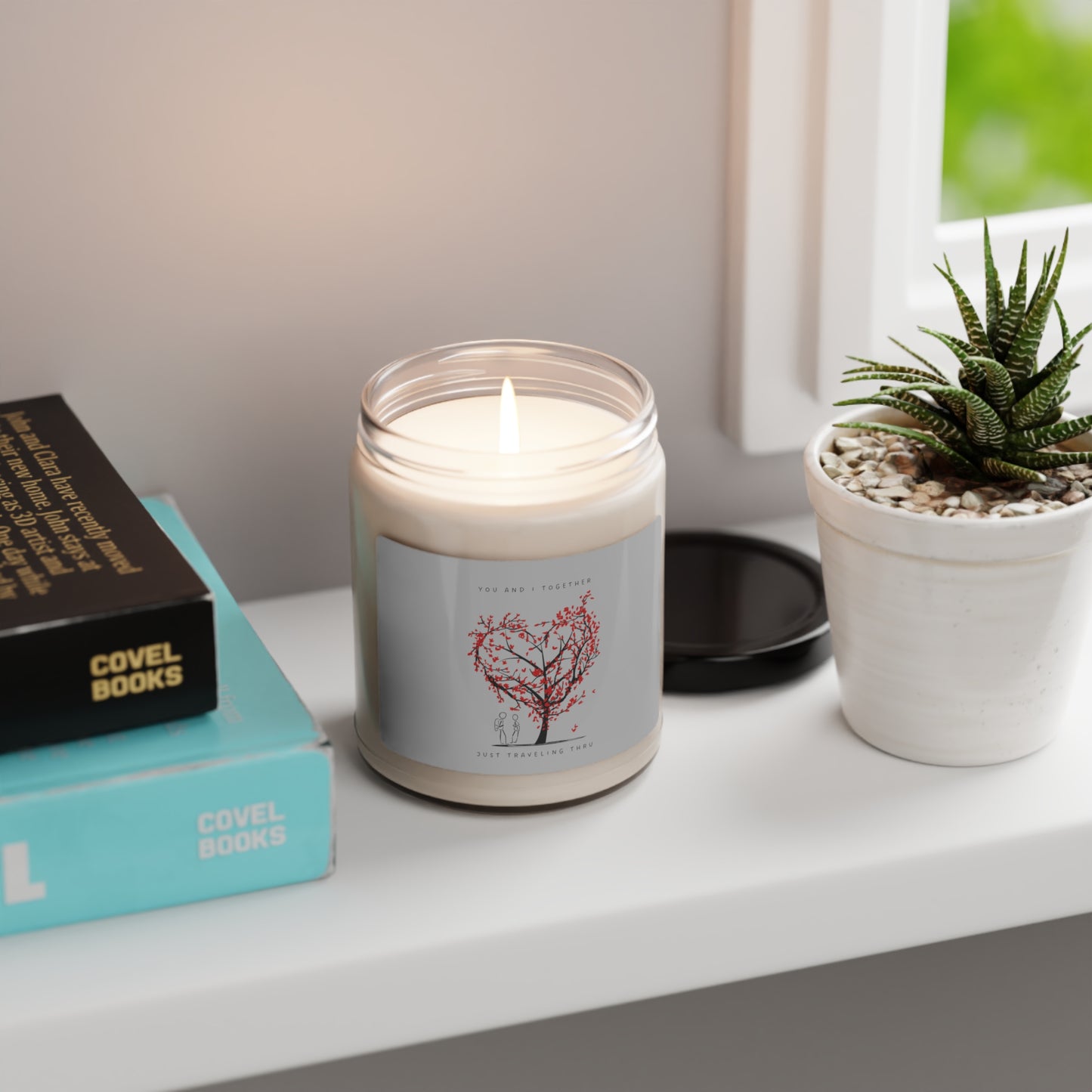 π"Heartfelt Wanderlust: 'You and I Together' Scented Soy Candle by Just Traveling Thru" π«π―οΈ 9oz