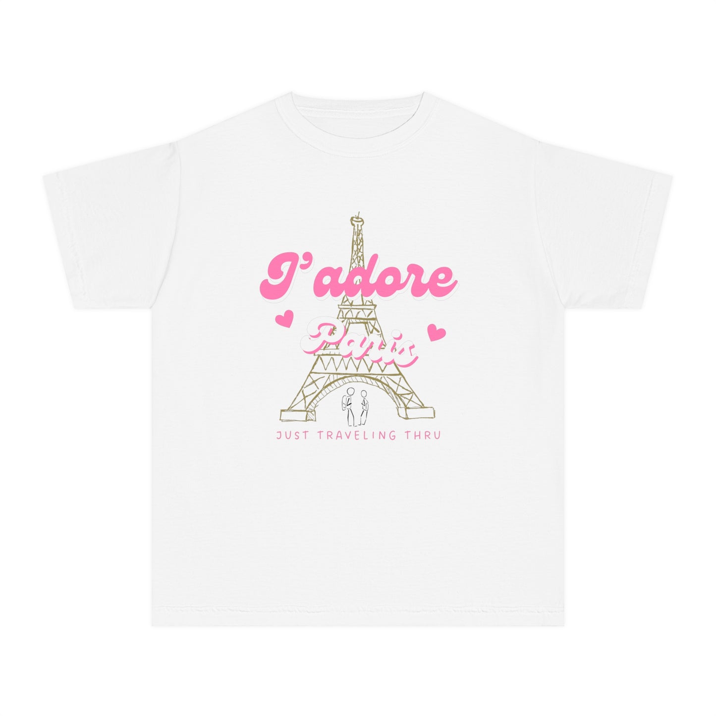 πΌπ "J'adore Paris: Just Traveling Thru Kids Tee for Little Explorers!" ππ§