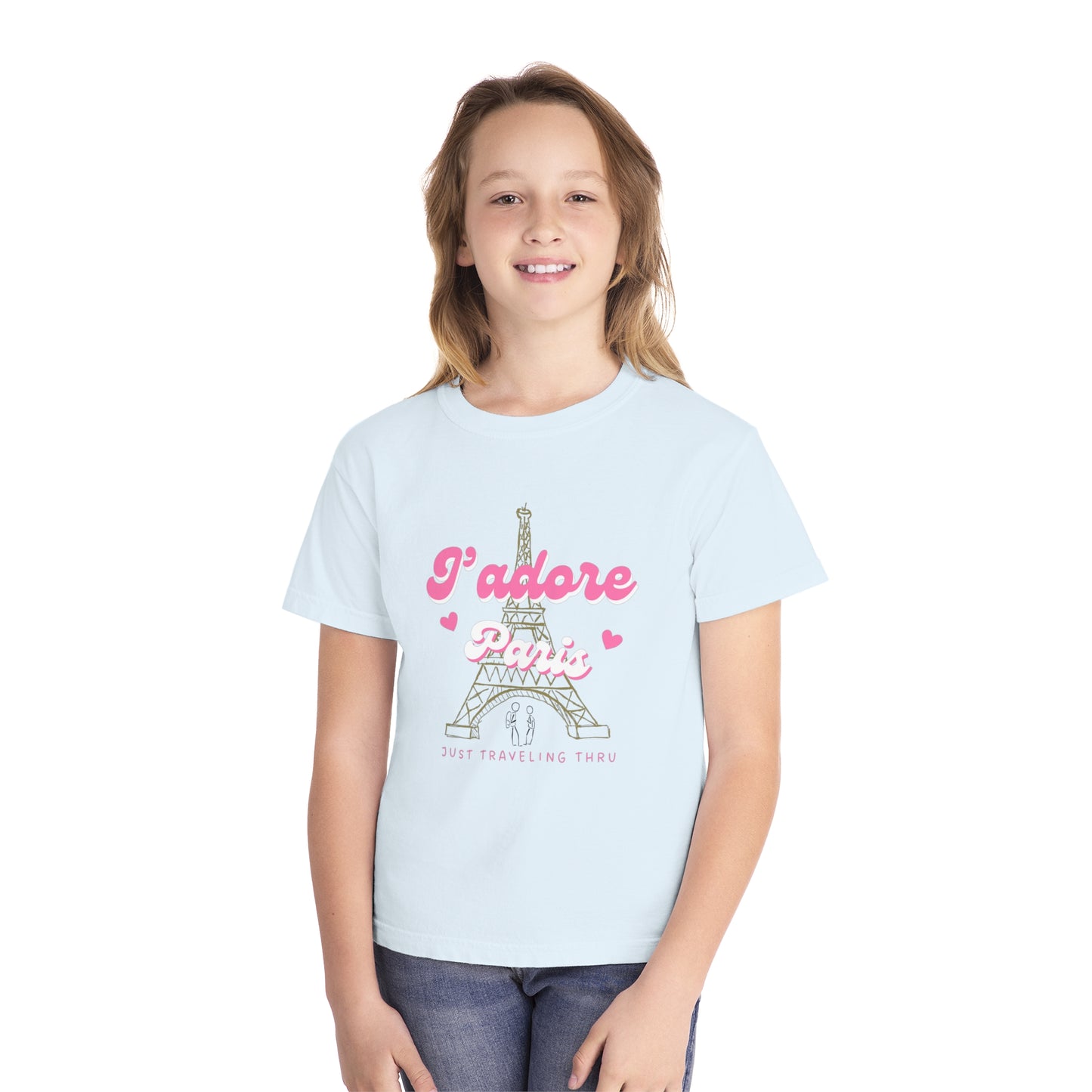 πΌπ "J'adore Paris: Just Traveling Thru Kids Tee for Little Explorers!" ππ§