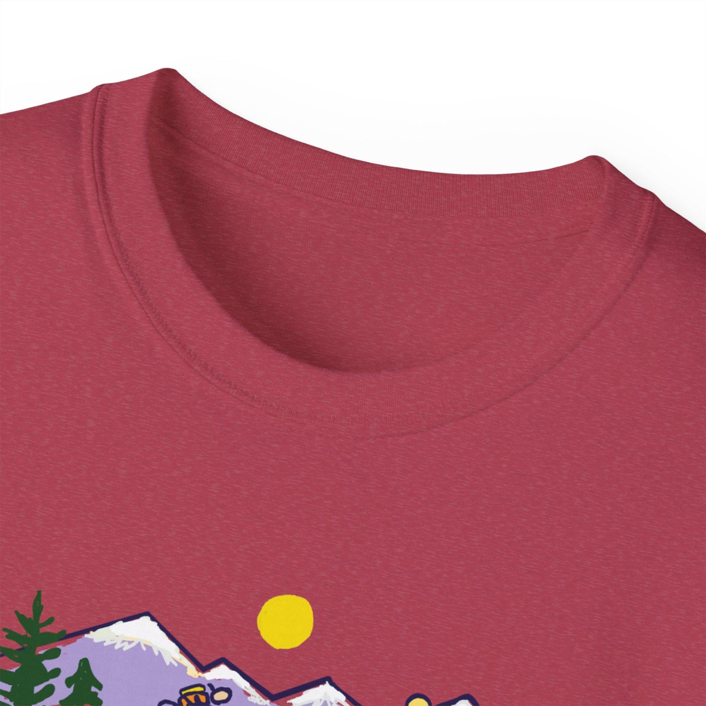 π΅ββοΈπ΅ββοΈ "Mountain Biking Bliss: Just Traveling Thru Adventure Tee" π²βοΈ