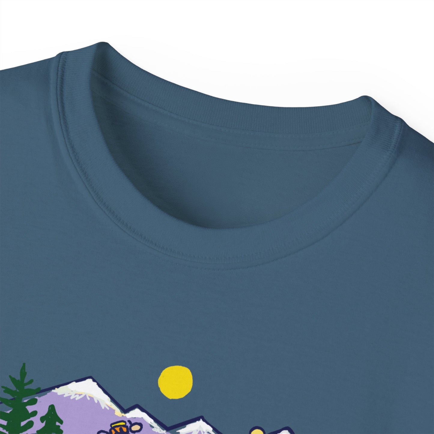π΅ββοΈπ΅ββοΈ "Mountain Biking Bliss: Just Traveling Thru Adventure Tee" π²βοΈ