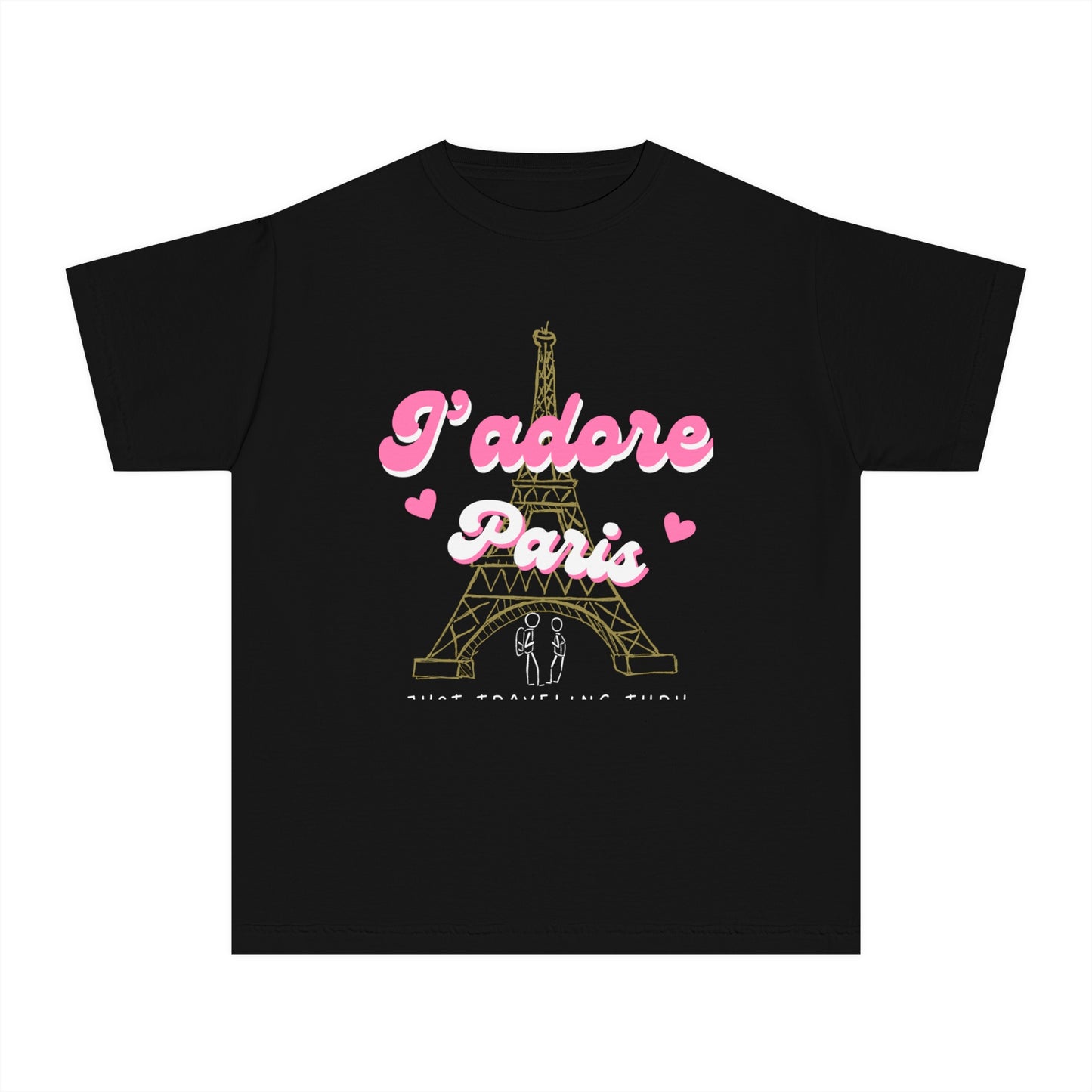 πΌπ "J'adore Paris: Just Traveling Thru Kids Tee for Little Explorers!" ππ§