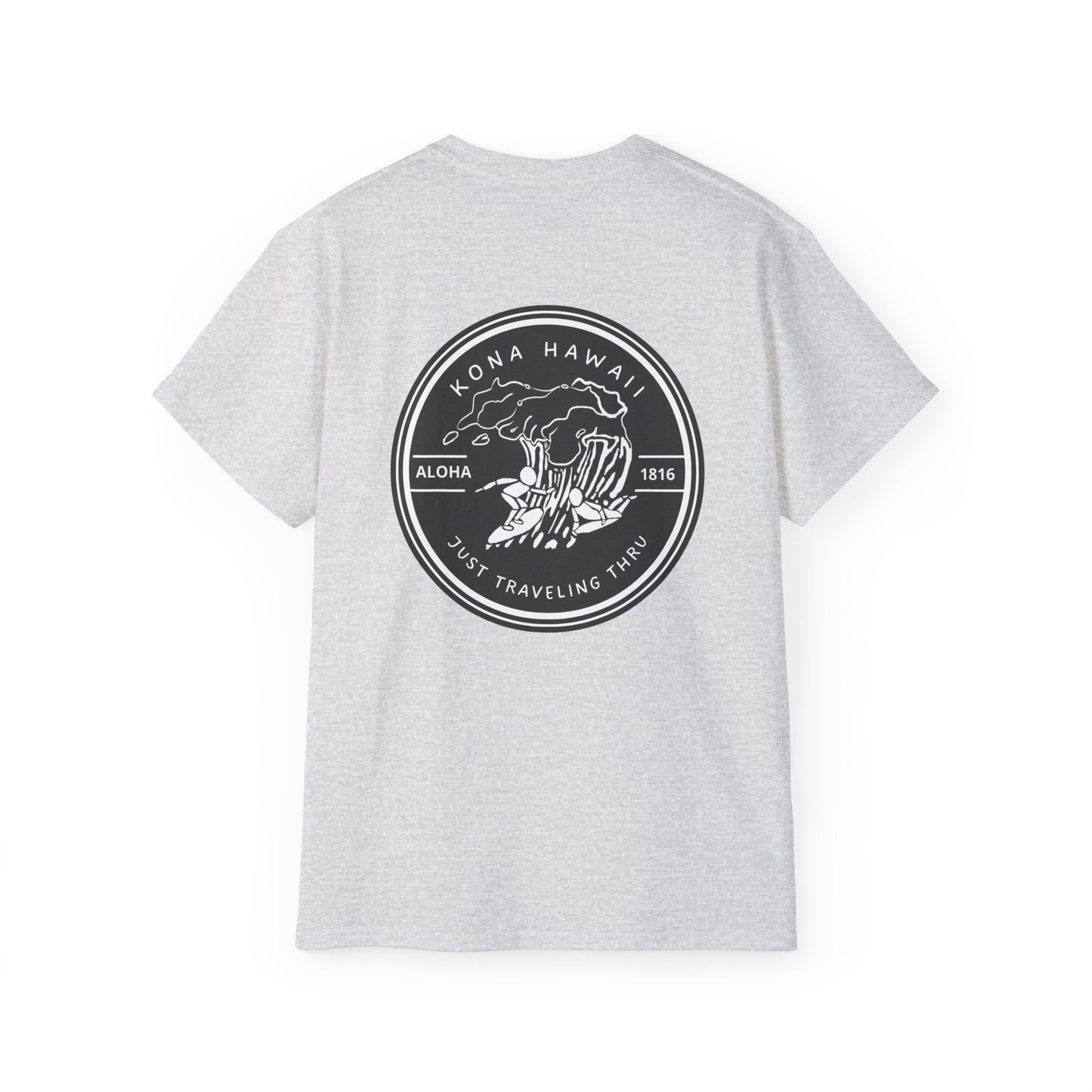 πββοΈπ€ "Kona Hawaii Surf Bros: Just Traveling Thru Aloha, Est. 1816 Tee" πΊπββοΈ
