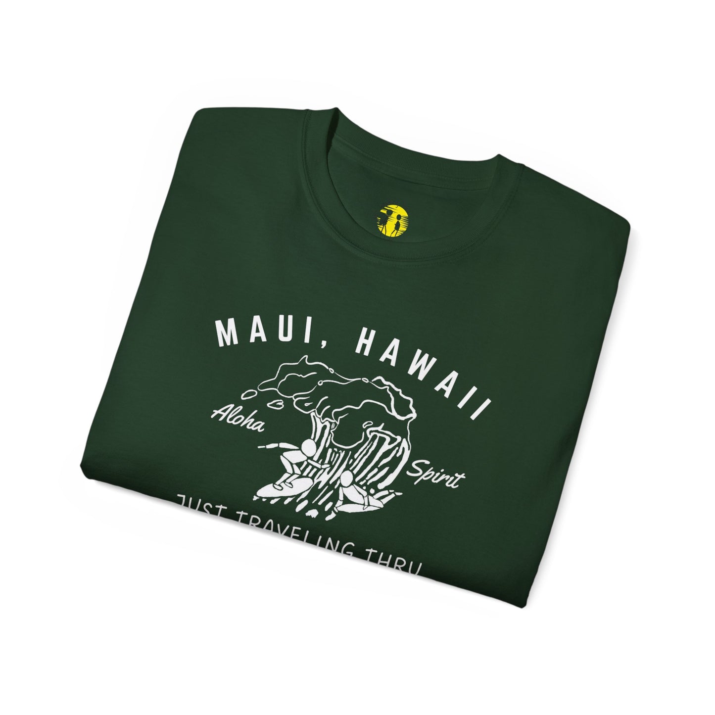 πββοΈπββοΈ "Maui Hawaii Surfing Duo: Aloha Spirit, Just Traveling Thru Surfers Club Tee" πΊπ