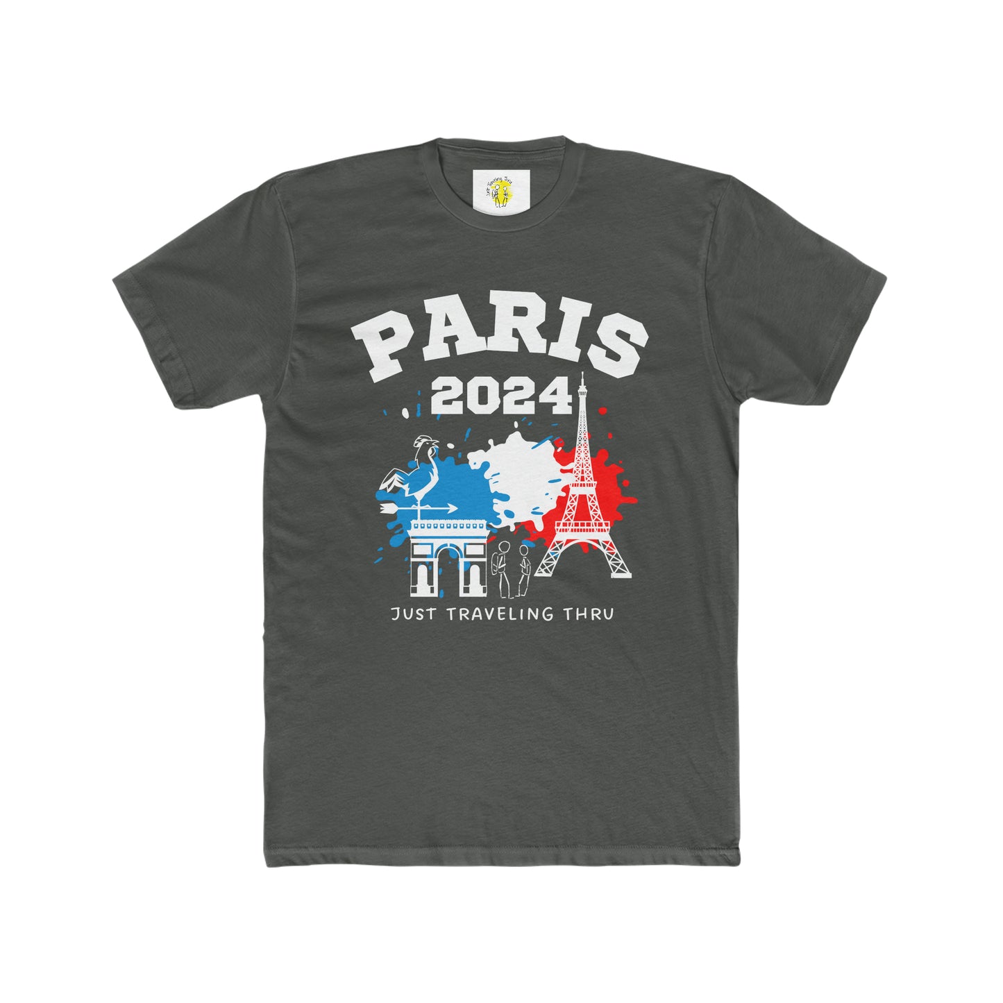 π«π·π "Men's Paris 2024 Olympics Edition: Just Traveling Thru Pride Tee" πΌπ