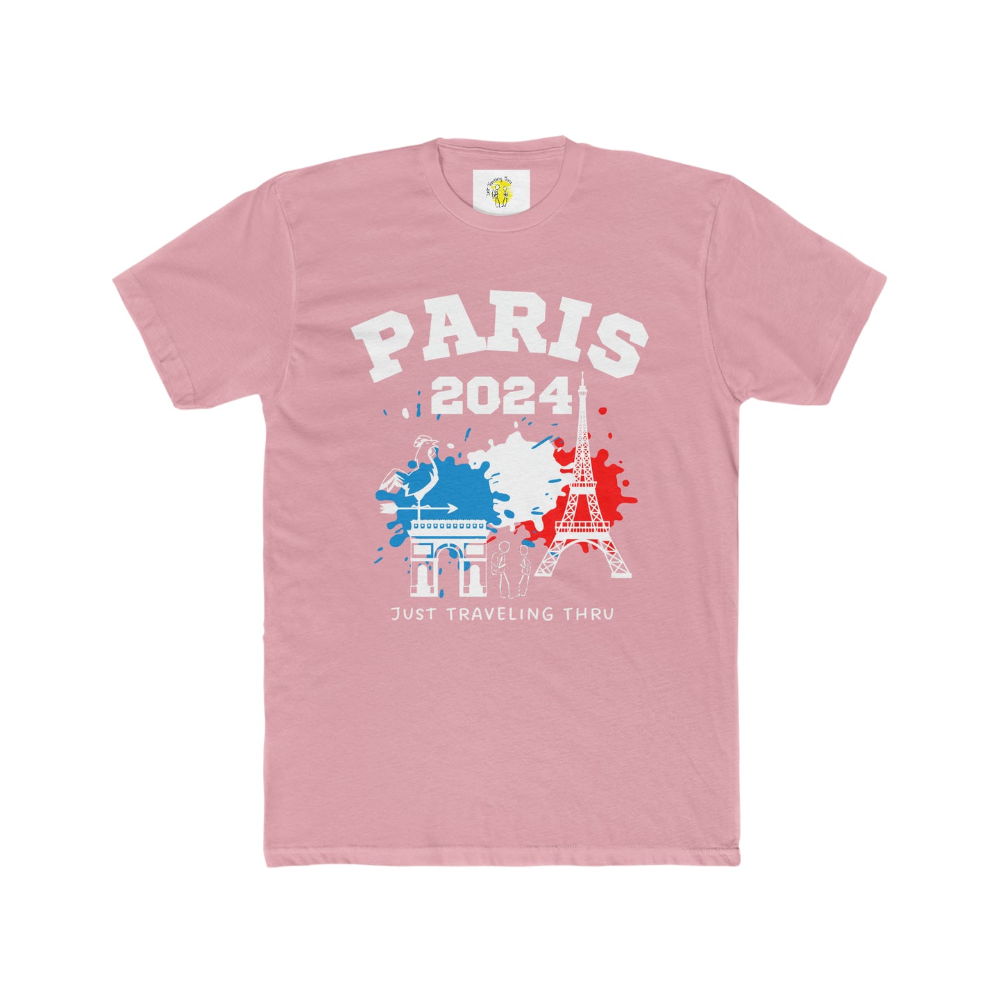 π«π·π "Men's Paris 2024 Olympics Edition: Just Traveling Thru Pride Tee" πΌπ