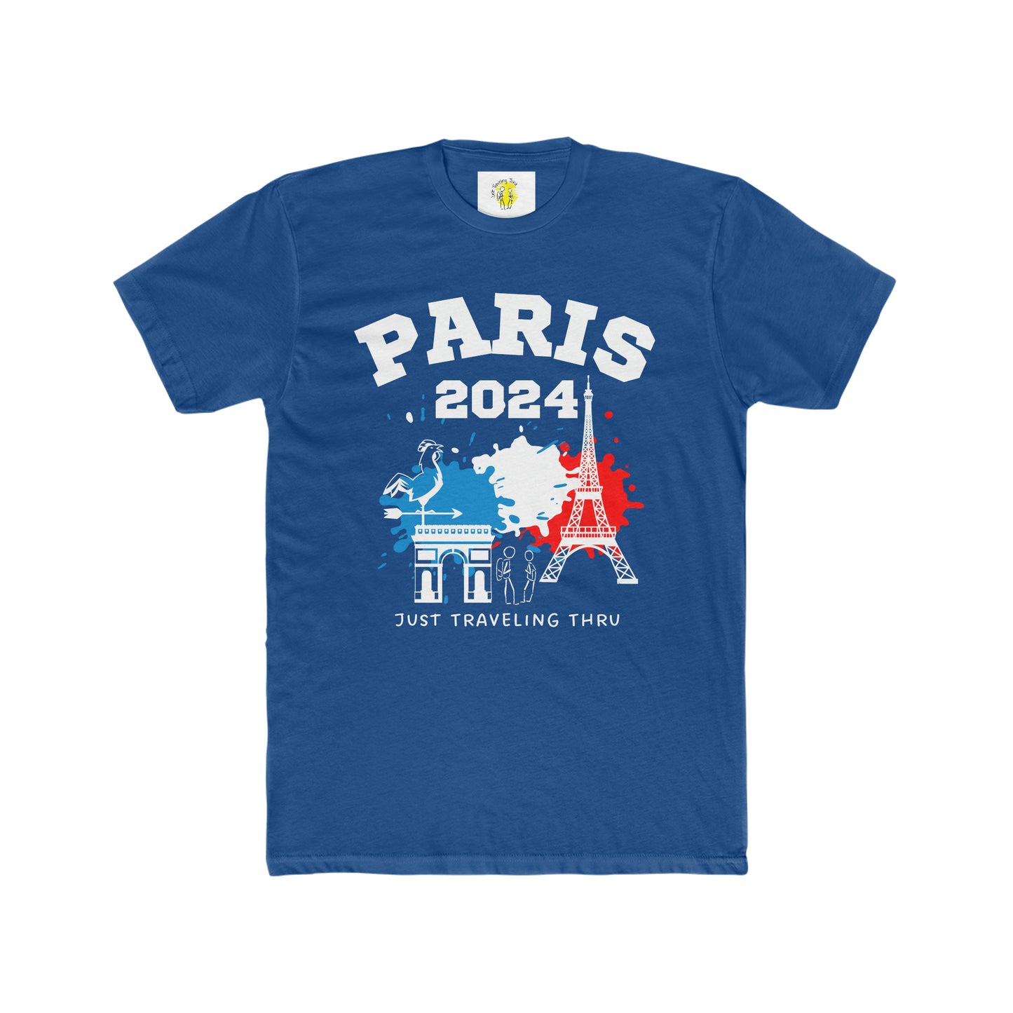 π«π·π "Men's Paris 2024 Olympics Edition: Just Traveling Thru Pride Tee" πΌπ