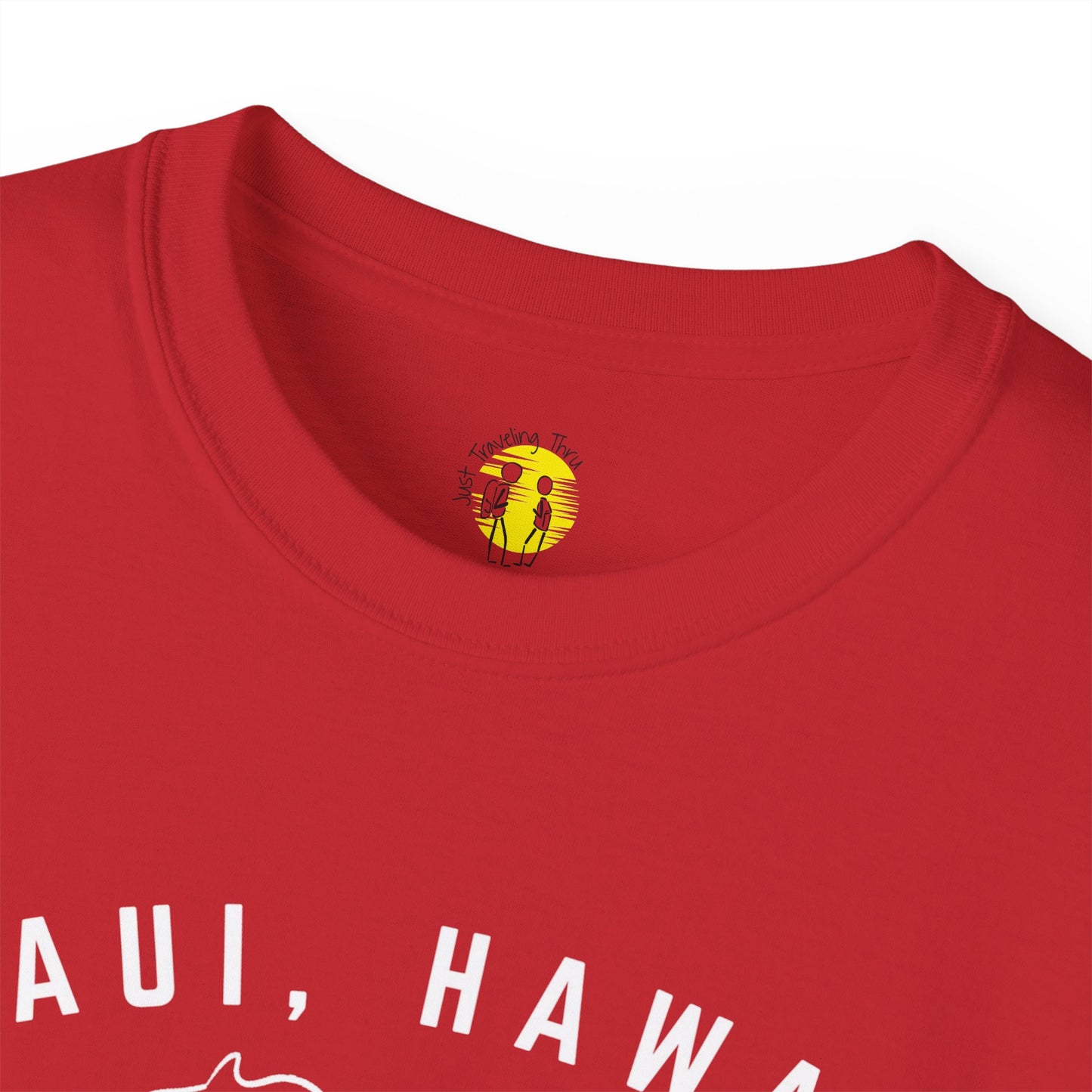 πββοΈπββοΈ "Maui Hawaii Surfing Duo: Aloha Spirit, Just Traveling Thru Surfers Club Tee" πΊπ