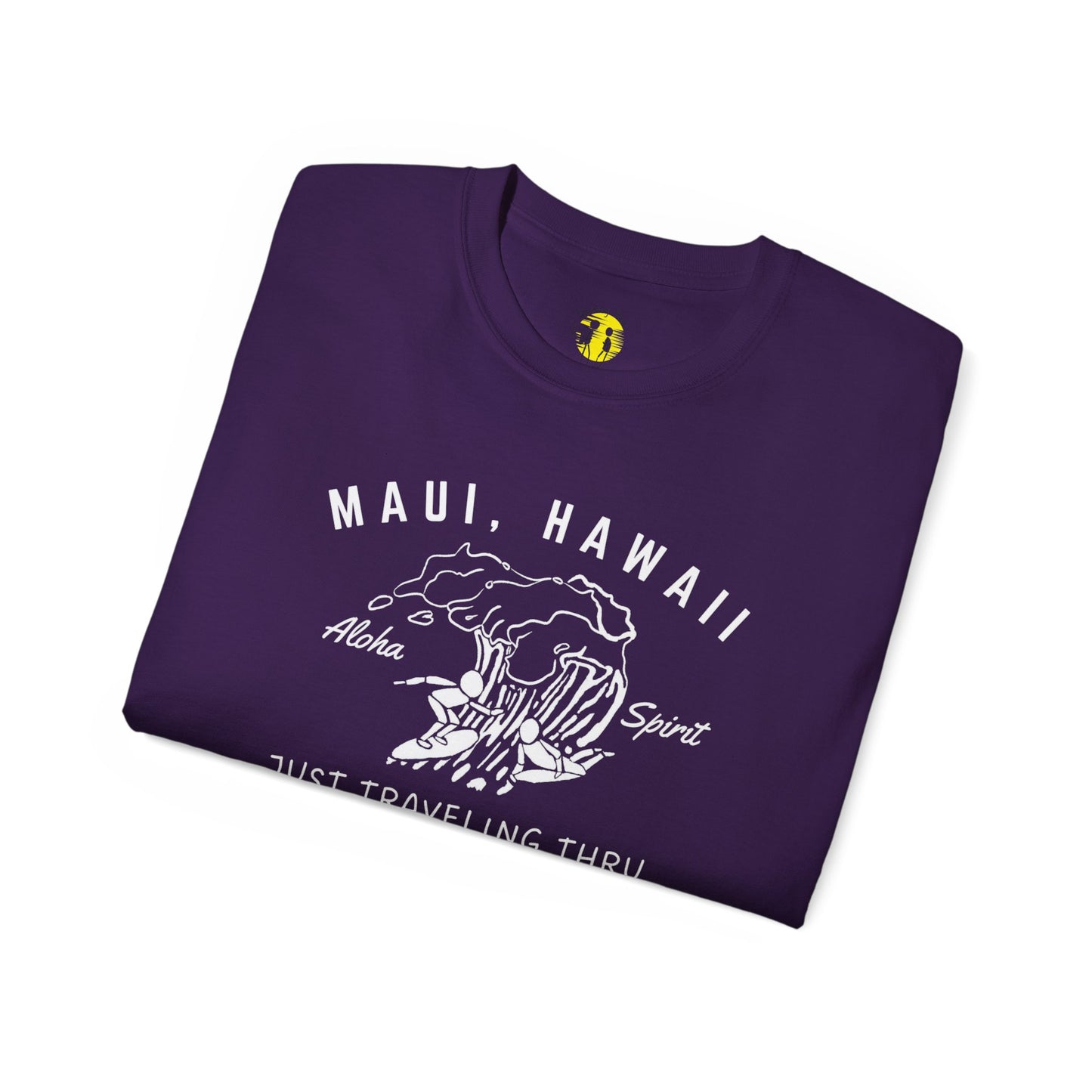 πββοΈπββοΈ "Maui Hawaii Surfing Duo: Aloha Spirit, Just Traveling Thru Surfers Club Tee" πΊπ