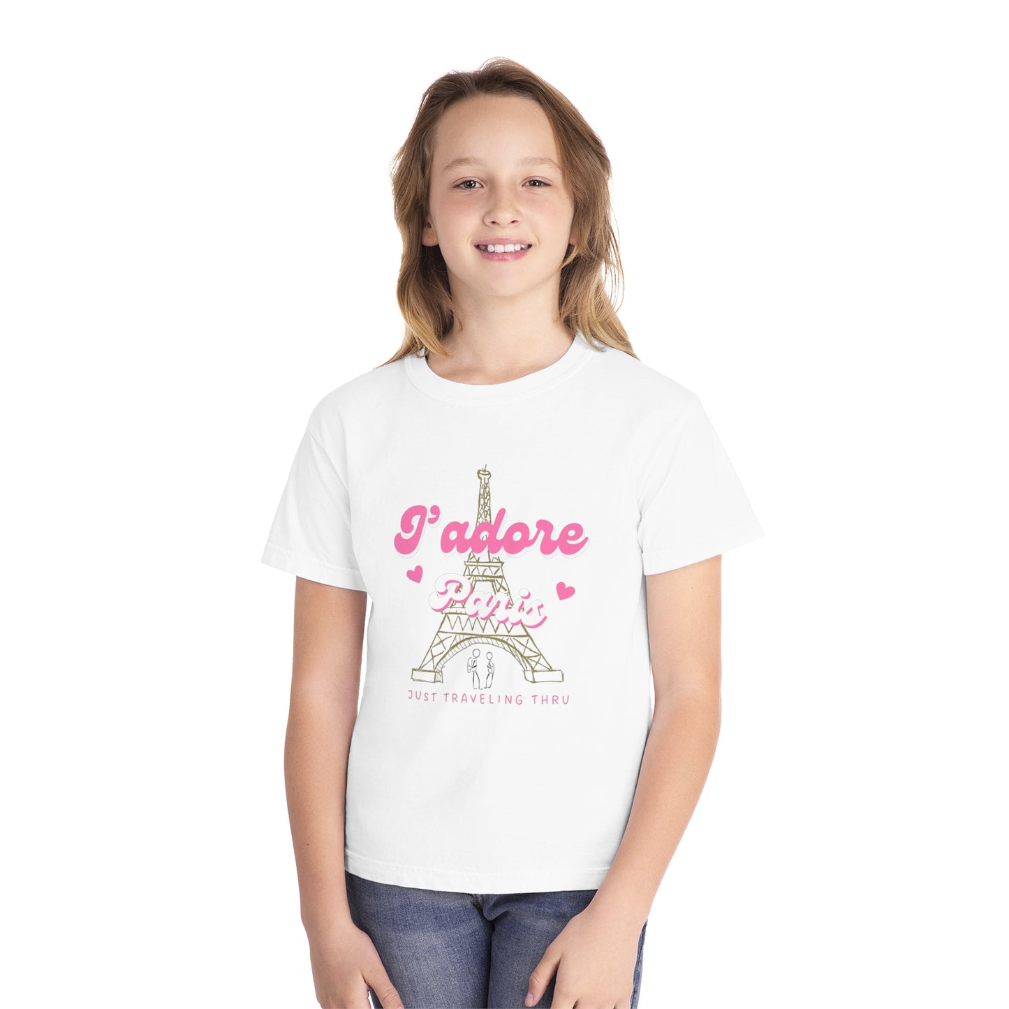 πΌπ "J'adore Paris: Just Traveling Thru Kids Tee for Little Explorers!" ππ§