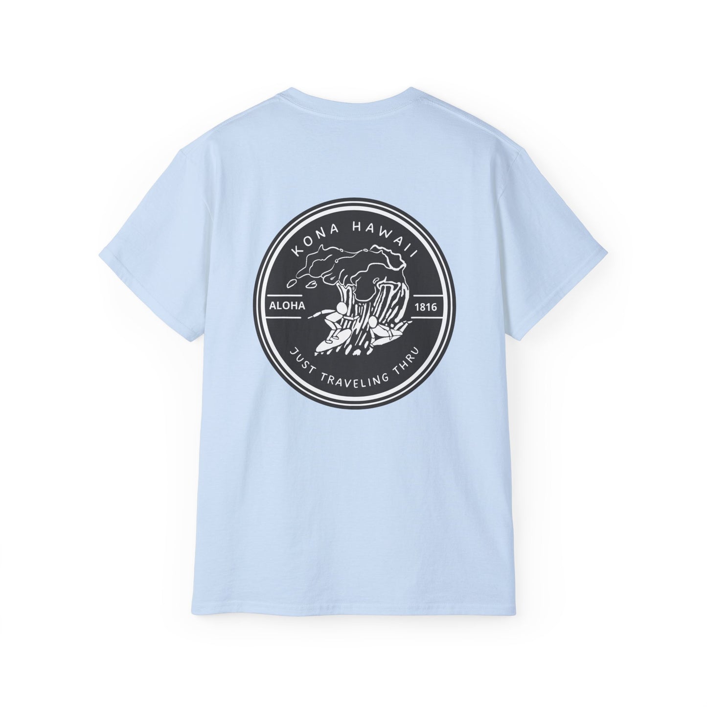 πββοΈπ€ "Kona Hawaii Surf Bros: Just Traveling Thru Aloha, Est. 1816 Tee" πΊπββοΈ