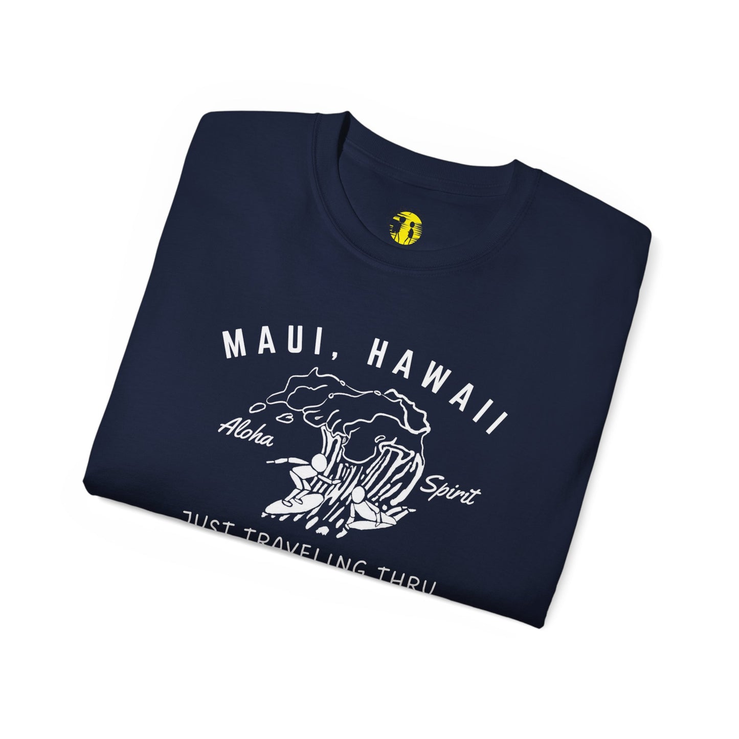 πββοΈπββοΈ "Maui Hawaii Surfing Duo: Aloha Spirit, Just Traveling Thru Surfers Club Tee" πΊπ