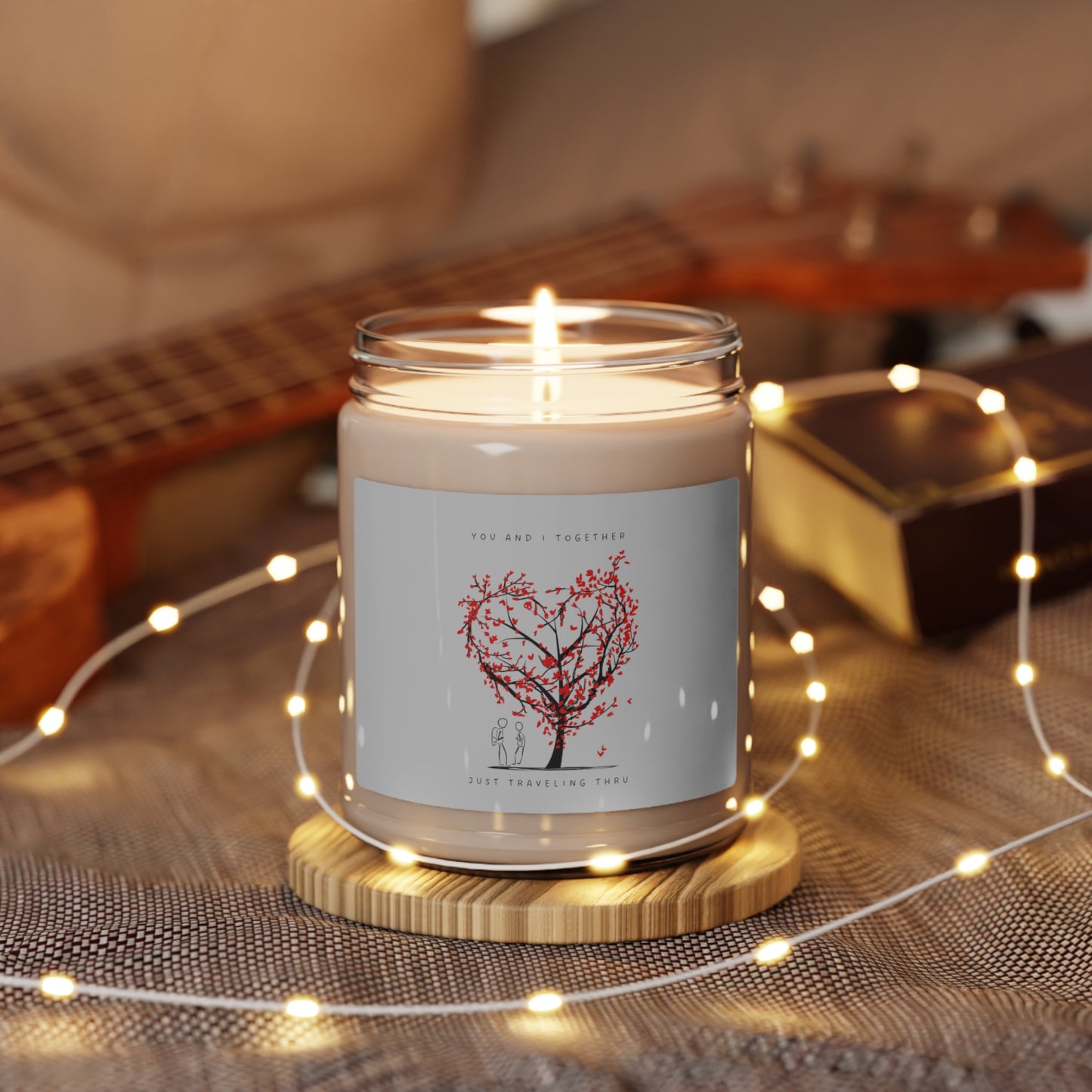 π"Heartfelt Wanderlust: 'You and I Together' Scented Soy Candle by Just Traveling Thru" π«π―οΈ 9oz