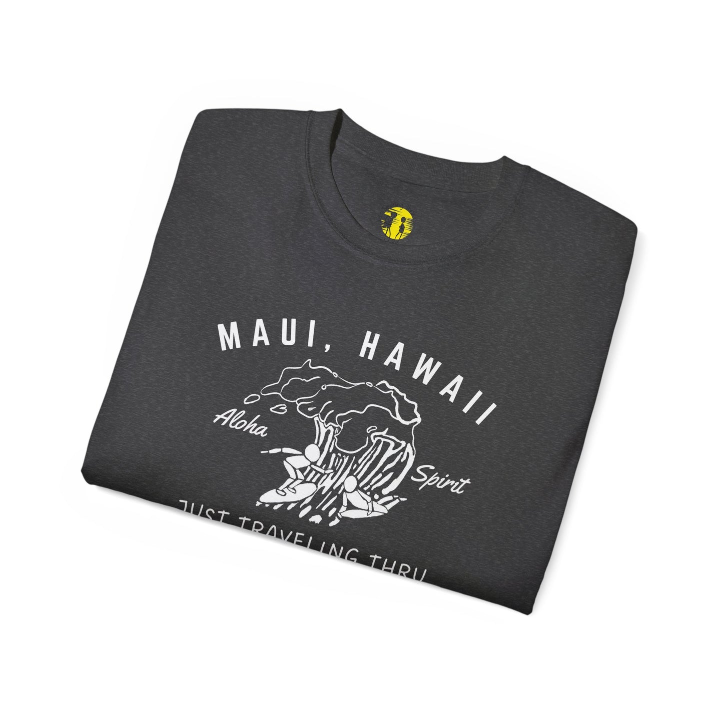 πββοΈπββοΈ "Maui Hawaii Surfing Duo: Aloha Spirit, Just Traveling Thru Surfers Club Tee" πΊπ