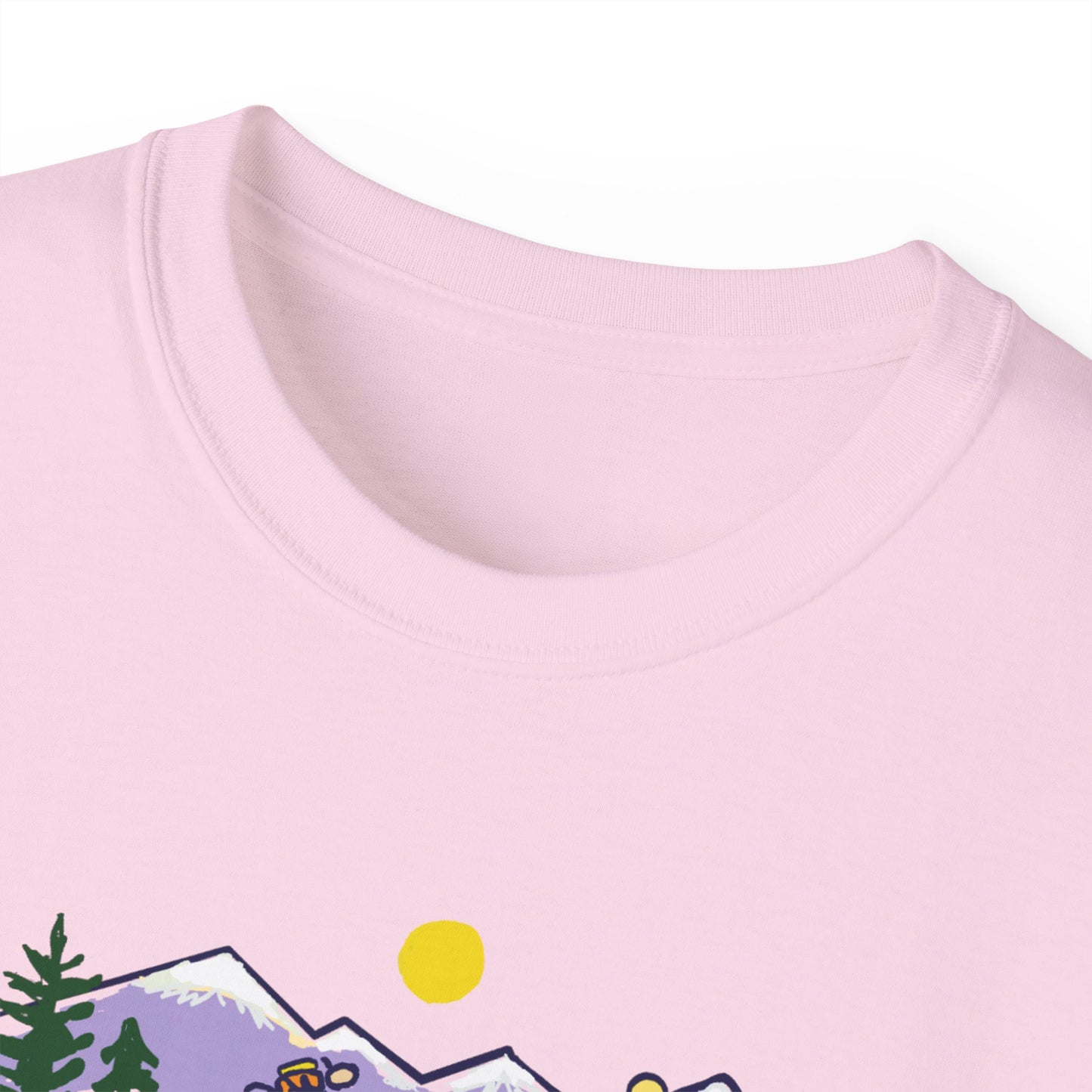 π΅ββοΈπ΅ββοΈ "Mountain Biking Bliss: Just Traveling Thru Adventure Tee" π²βοΈ