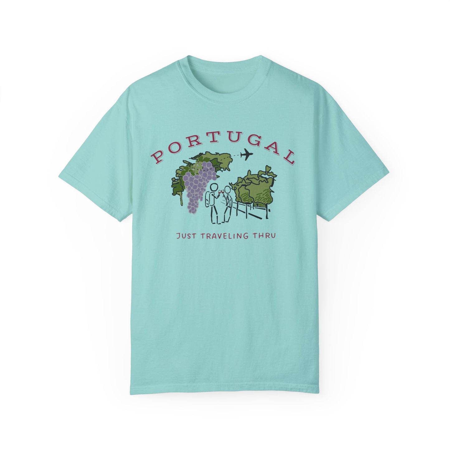 Portugal Just Traveling Thru Vineyard T-Shirt