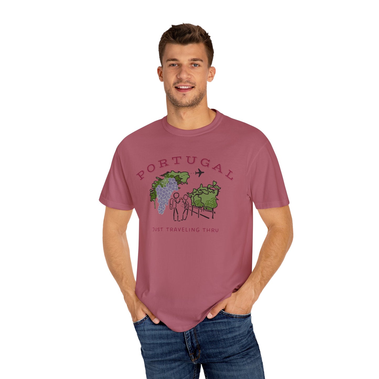 Portugal Just Traveling Thru Vineyard T-Shirt