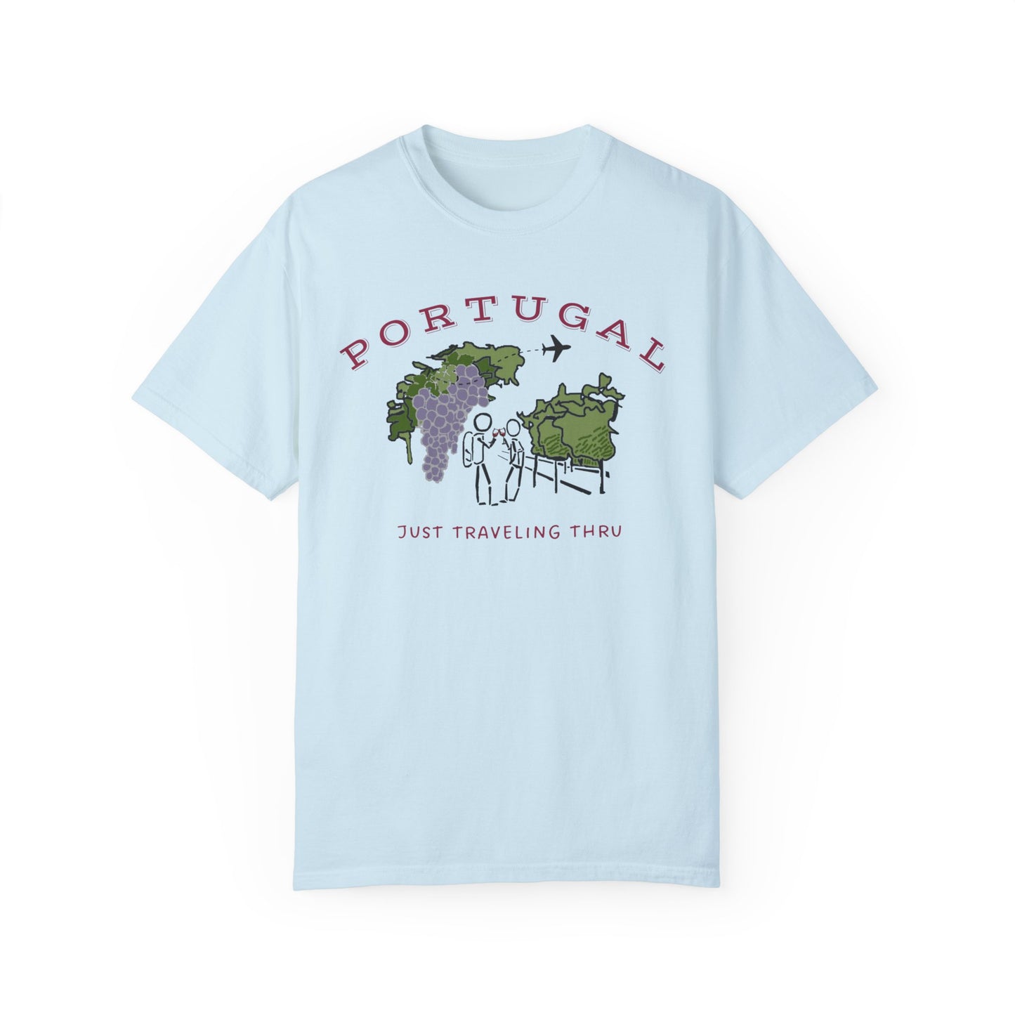 Portugal Just Traveling Thru Vineyard T-Shirt