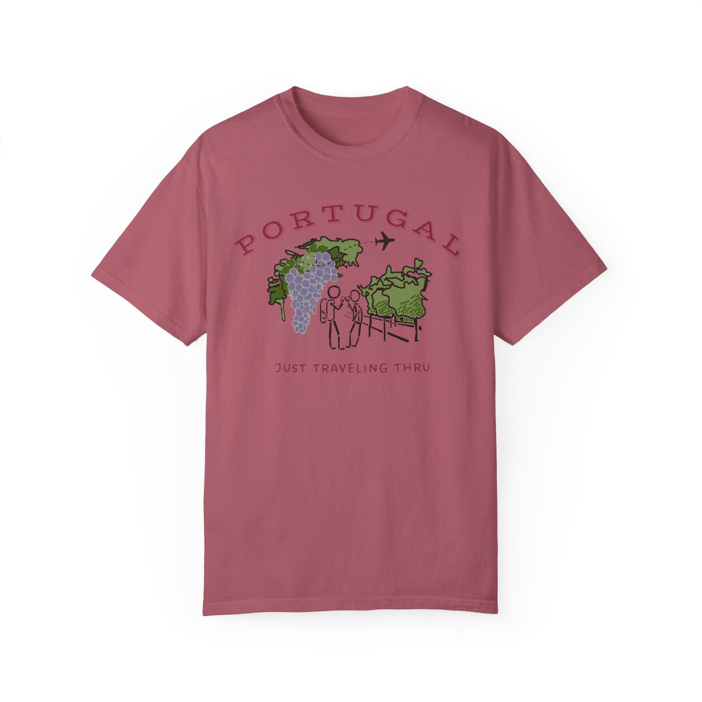 Portugal Just Traveling Thru Vineyard T-Shirt