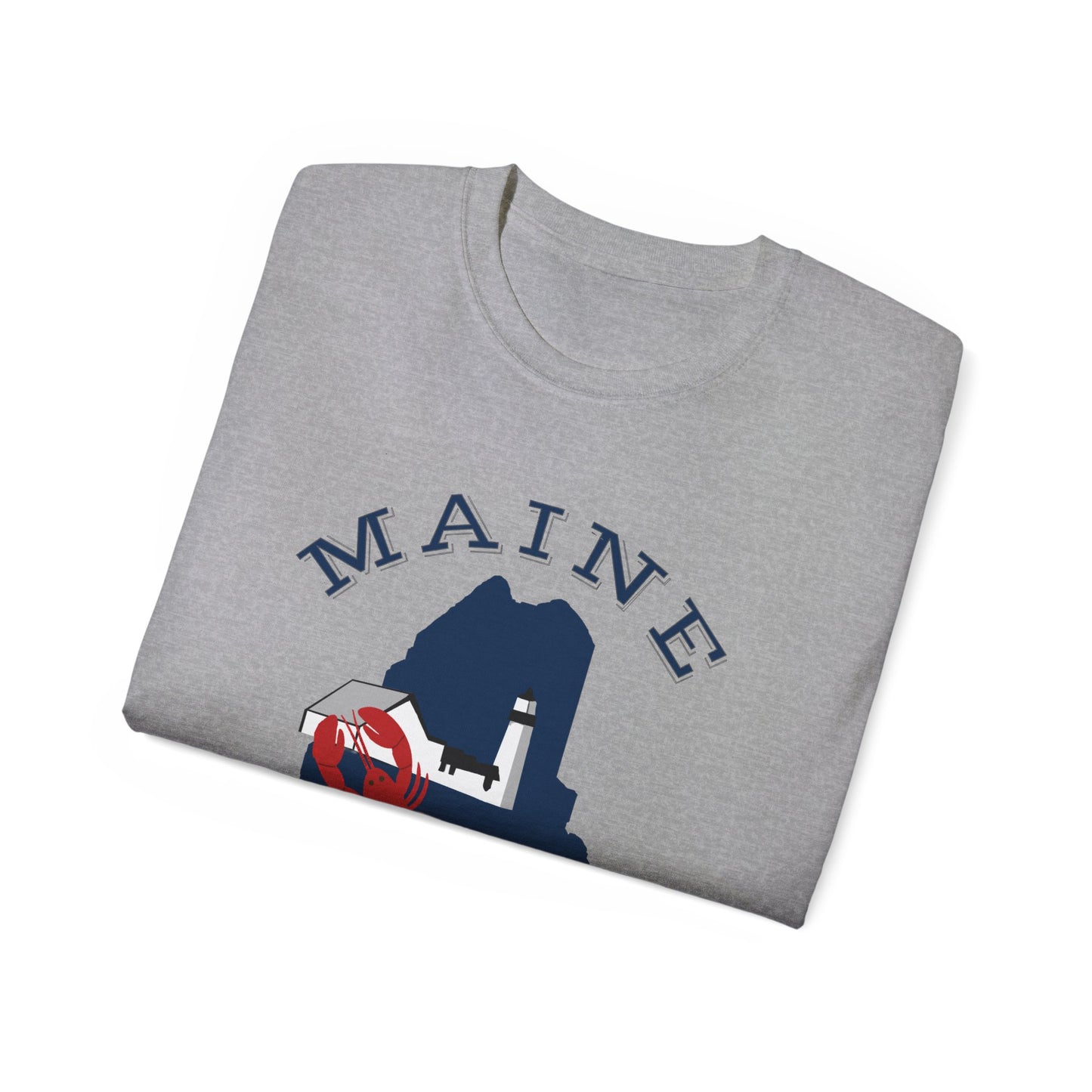 State of Maine - Just Traveling Thru - Unisex Tee