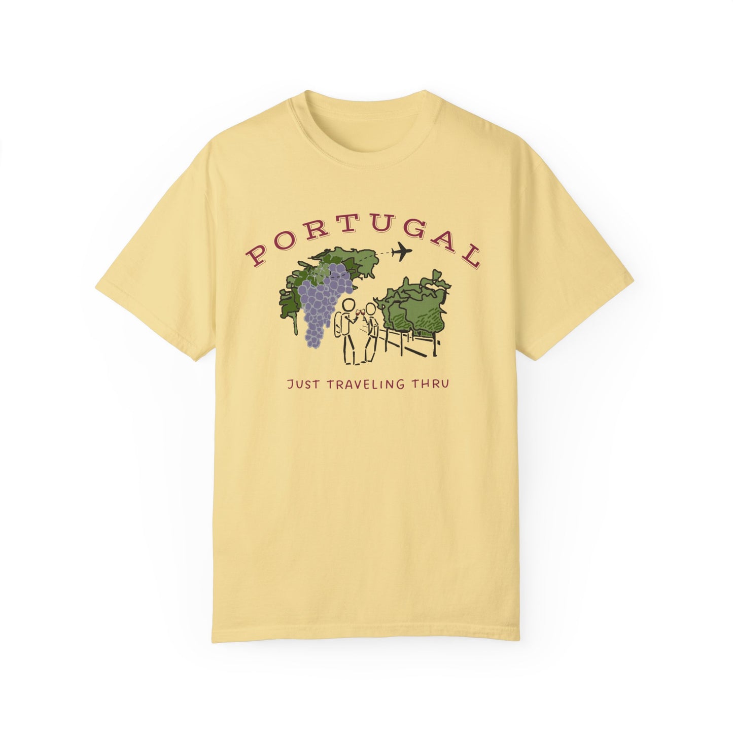 Portugal Just Traveling Thru Vineyard T-Shirt