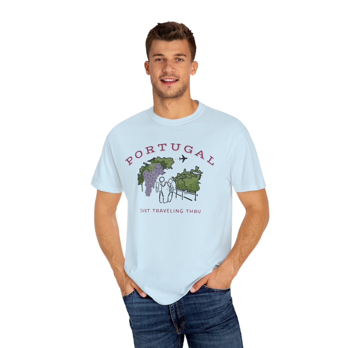 Portugal Just Traveling Thru Vineyard T-Shirt