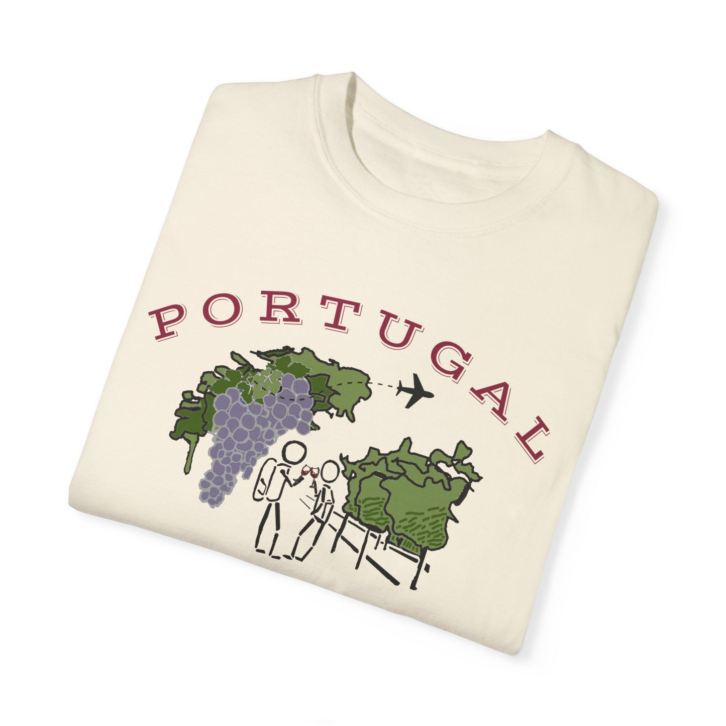 Portugal Just Traveling Thru Vineyard T-Shirt