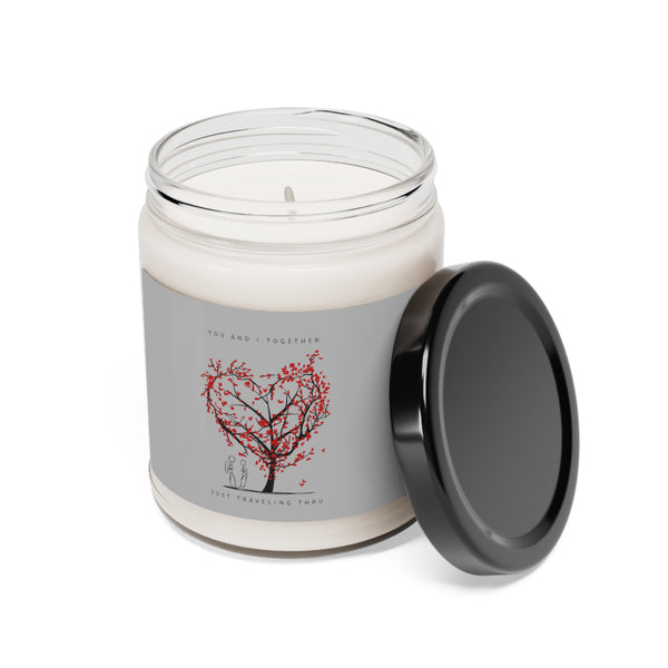💖"Heartfelt Wanderlust: 'You and I Together' Scented Soy Candle by Just Traveling Thru" 💫🕯️ 9oz