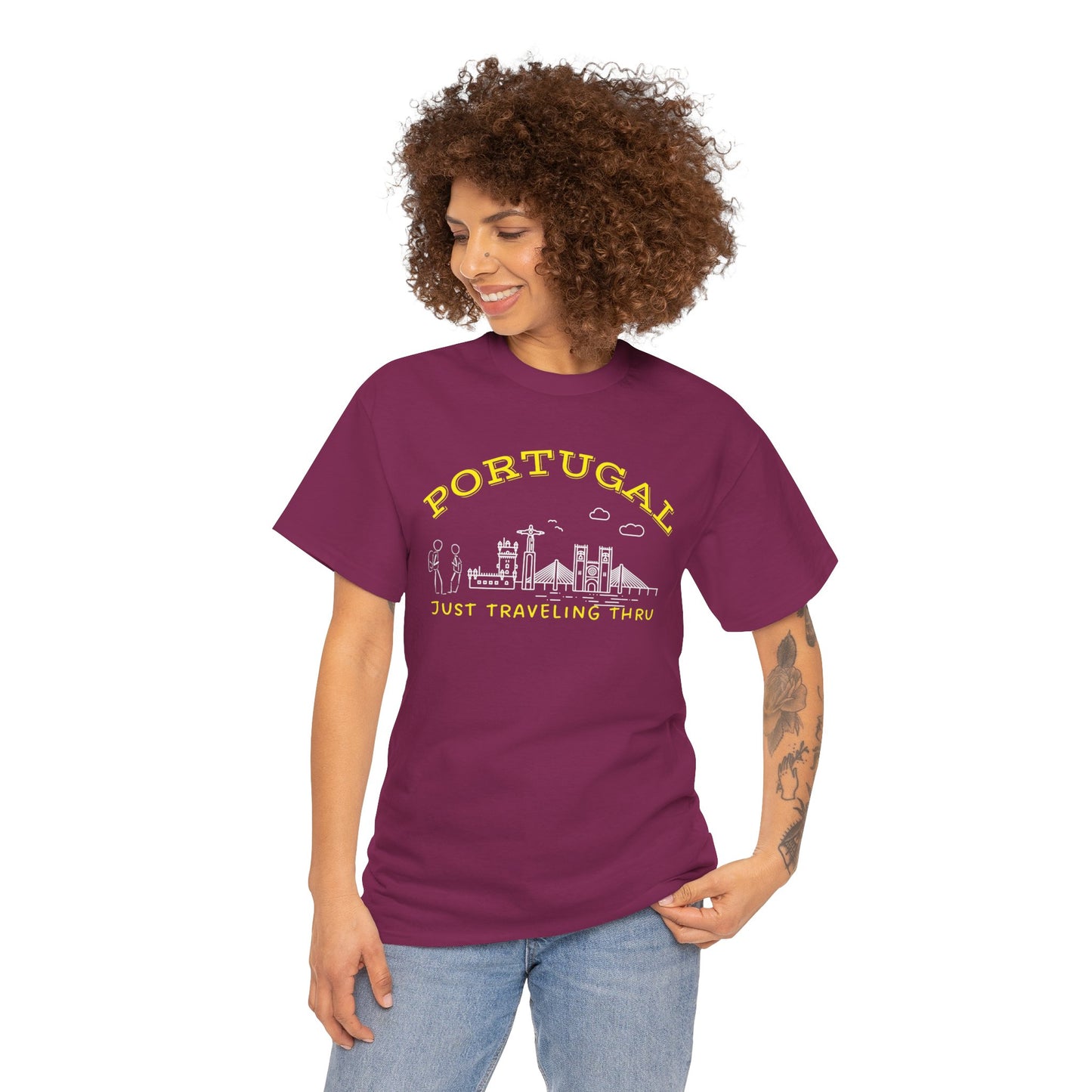 Portugal Just Traveling Thru T-Shirt