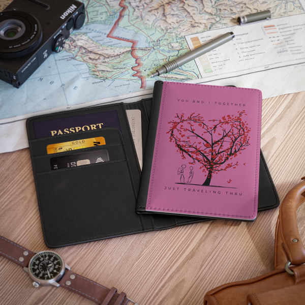 💑 "Heartfelt Journeys: 'You and I Together' Passport Cover by Just Traveling Thru" 🛂