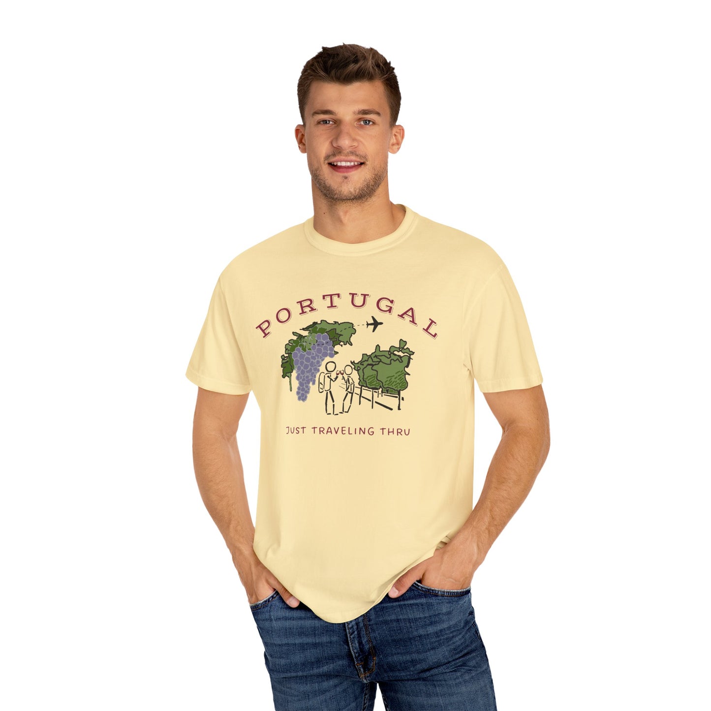 Portugal Just Traveling Thru Vineyard T-Shirt