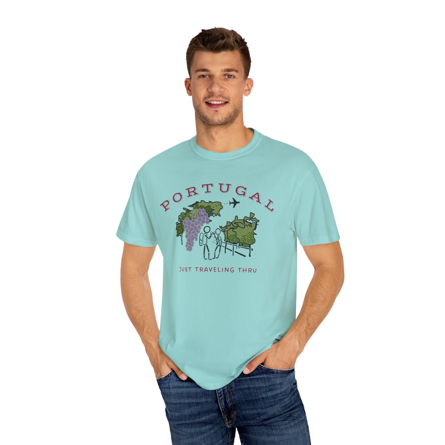 Portugal Just Traveling Thru Vineyard T-Shirt