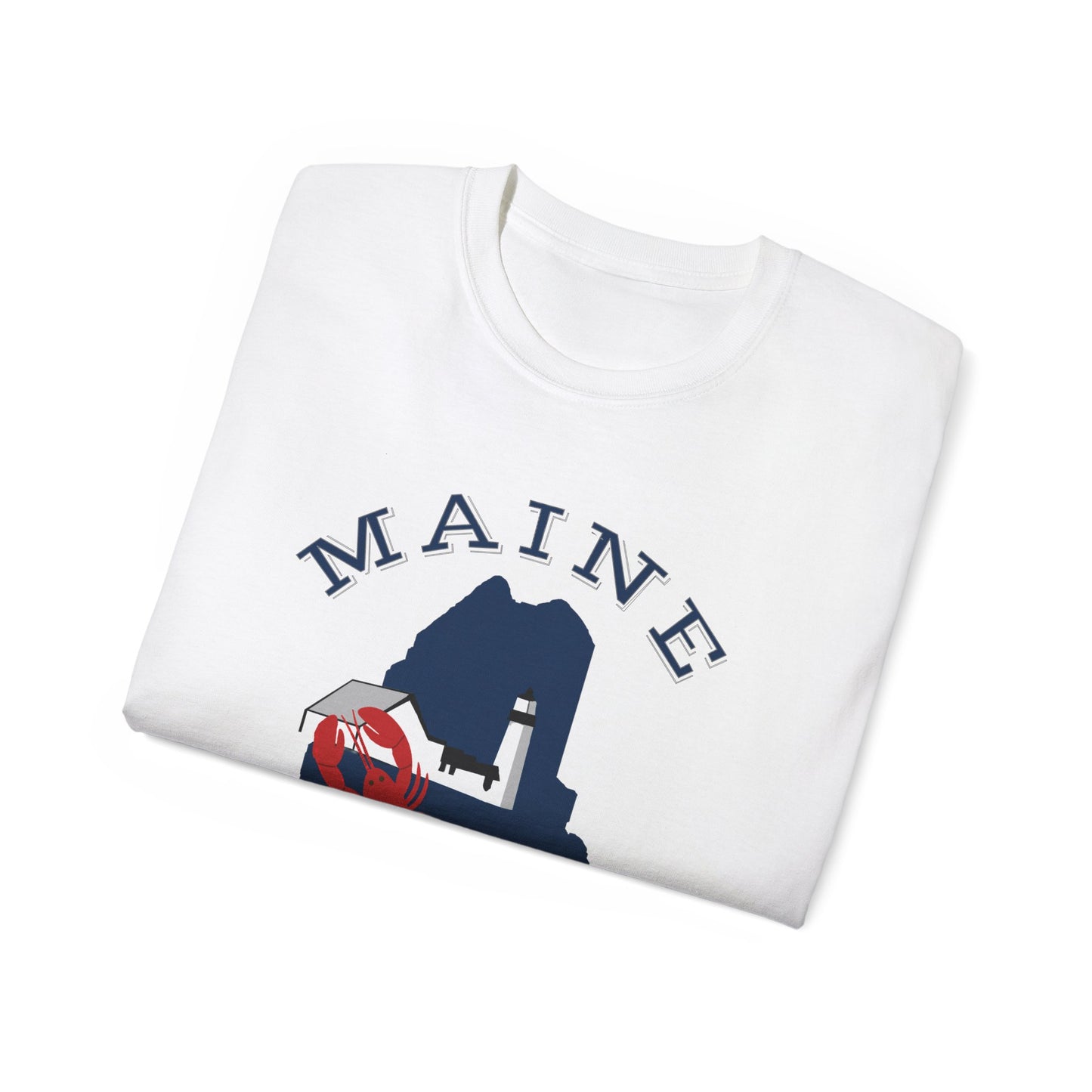 State of Maine - Just Traveling Thru - Unisex Tee