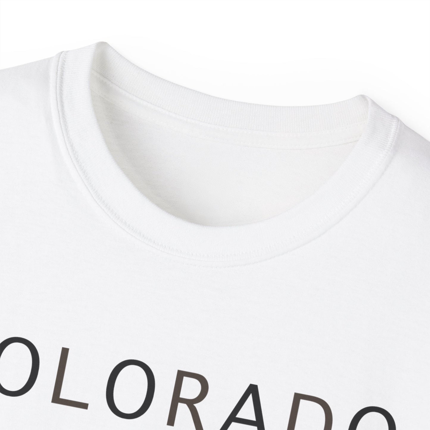 Colorado Camping - Just Traveling Thru - Unisex Ultra Cotton Tee