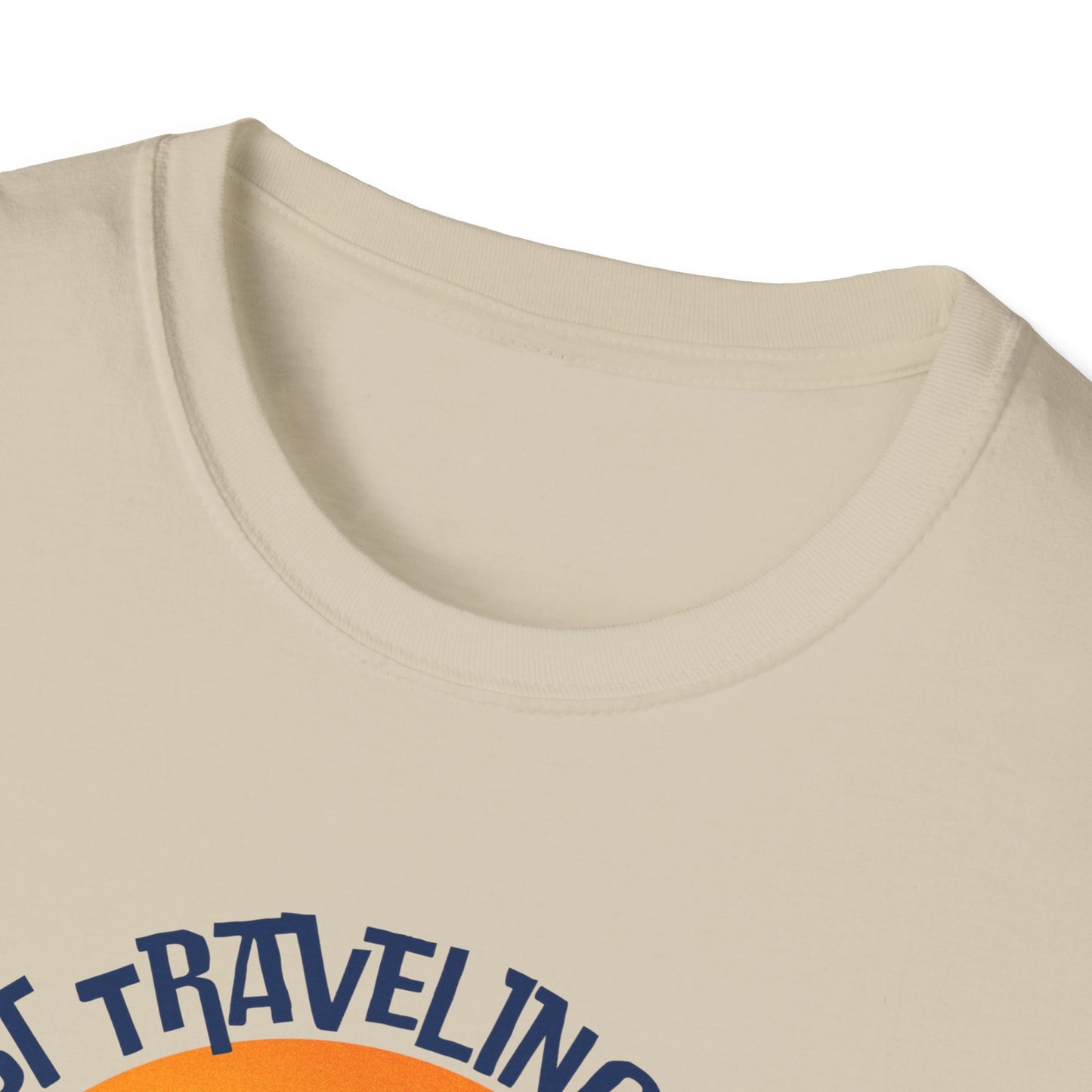 Just Traveling Thru Cruise T-Shirt | One Cruise at a Time | Unisex Softstyle Tee