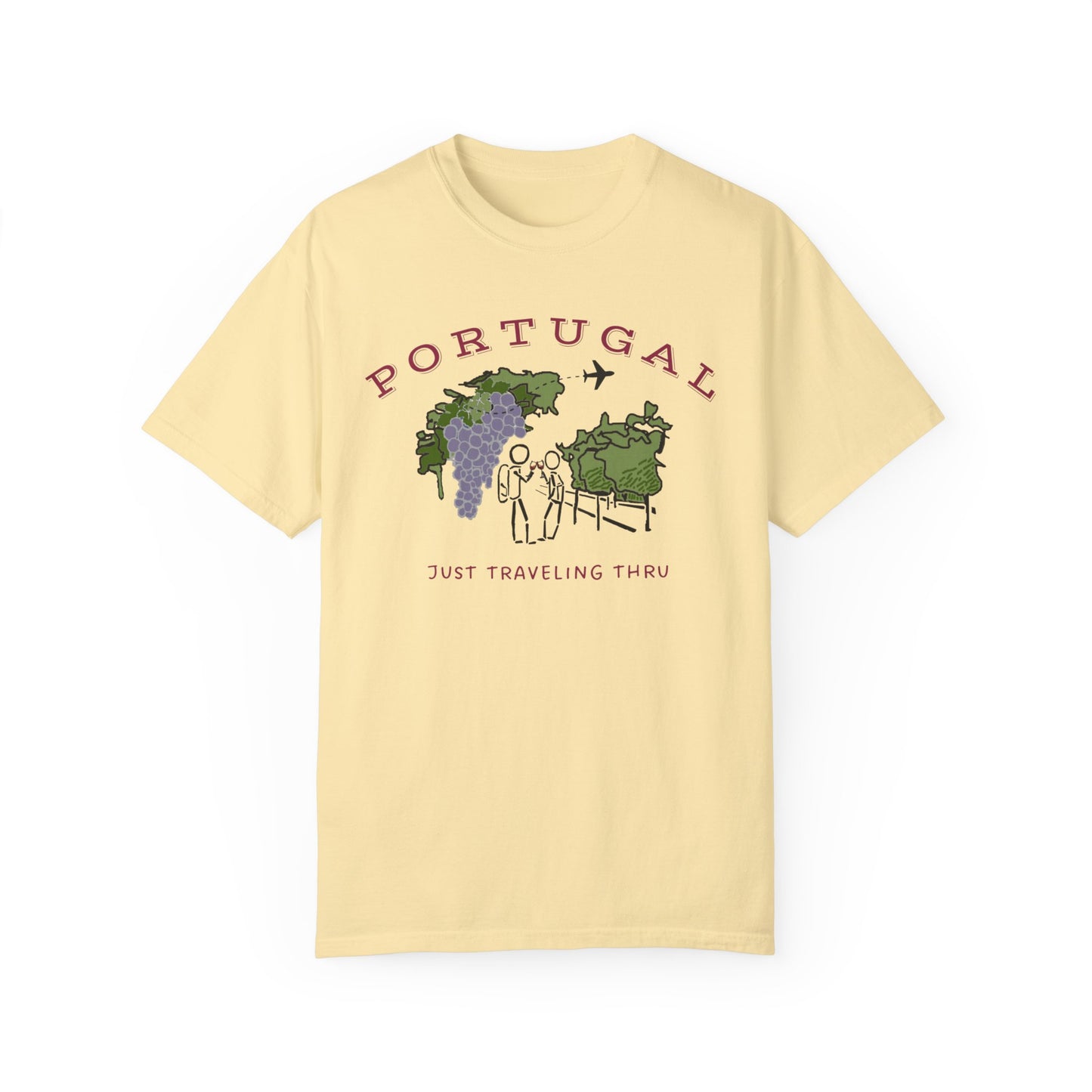 Portugal Just Traveling Thru Vineyard T-Shirt