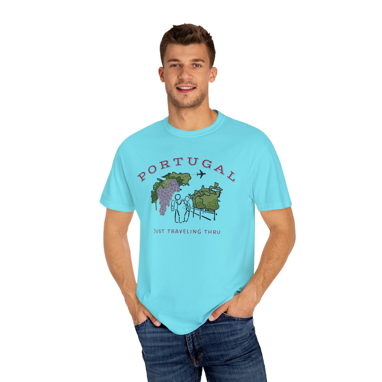 Portugal Just Traveling Thru Vineyard T-Shirt