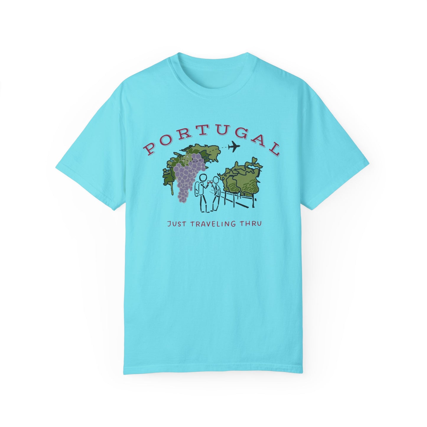 Portugal Just Traveling Thru Vineyard T-Shirt