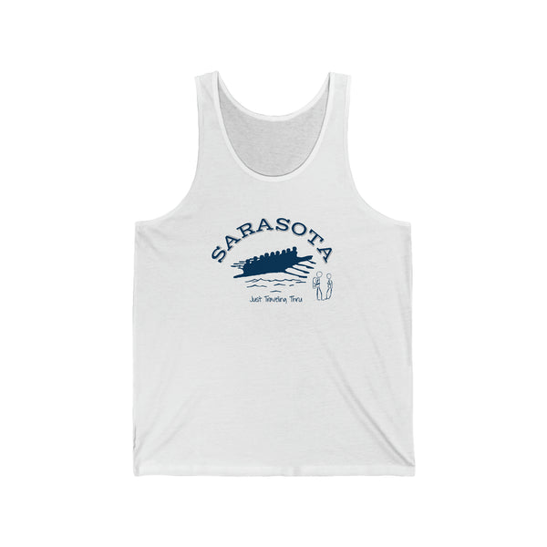 Just Traveling Thru - Sarasota Rowing Tank - Unisex T-Shirt