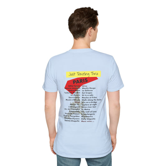 Paris Tour T-shirt - Show your love of all things paris.