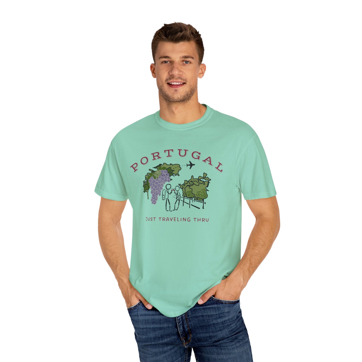 Portugal Just Traveling Thru Vineyard T-Shirt