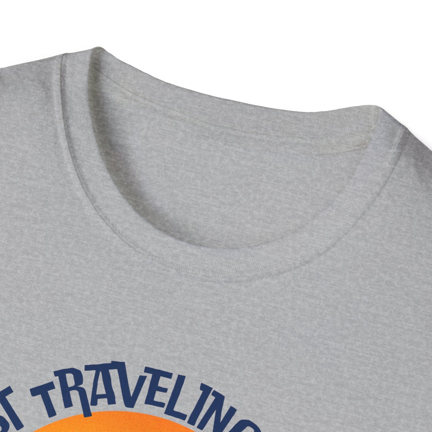 Just Traveling Thru Cruise T-Shirt | One Cruise at a Time | Unisex Softstyle Tee