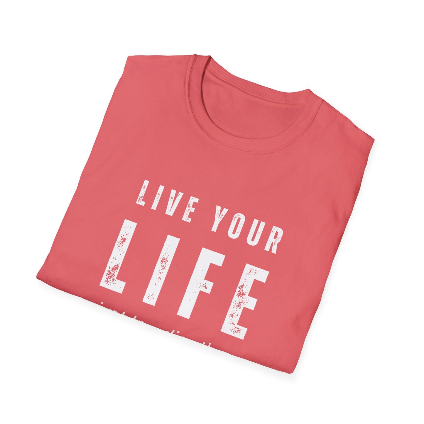 Live Your Life Unisex Softstyle Shirt | Just Traveling Thru