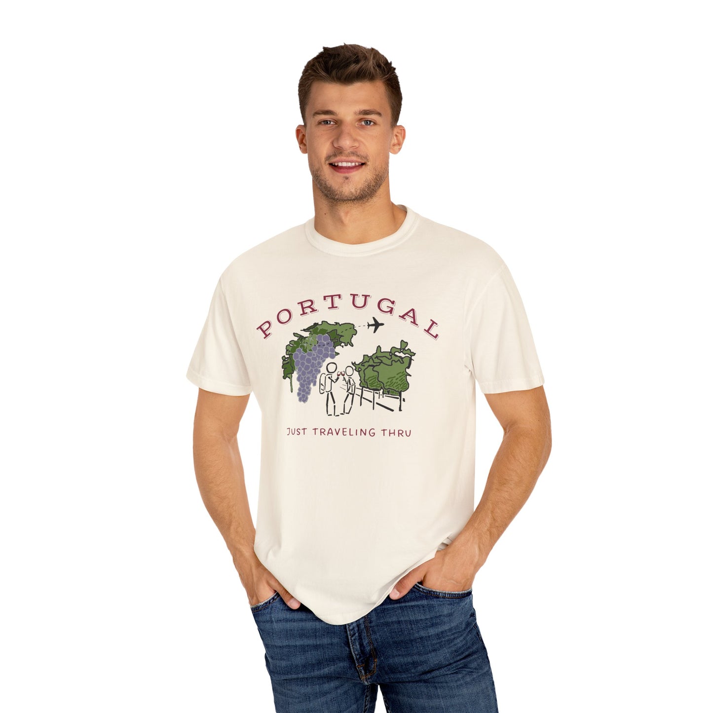 Portugal Just Traveling Thru Vineyard T-Shirt