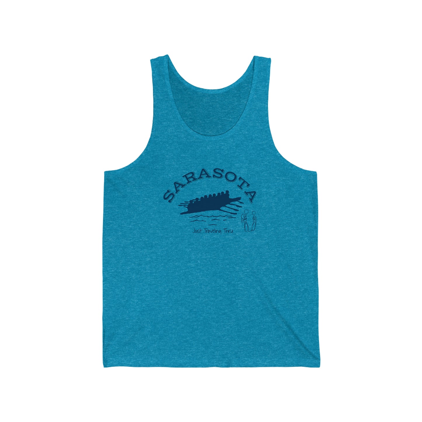 Just Traveling Thru - Sarasota Rowing Tank - Unisex T-Shirt