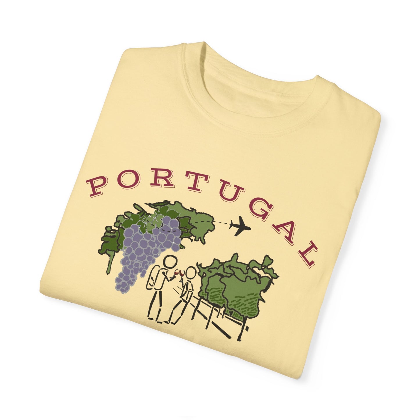 Portugal Just Traveling Thru Vineyard T-Shirt