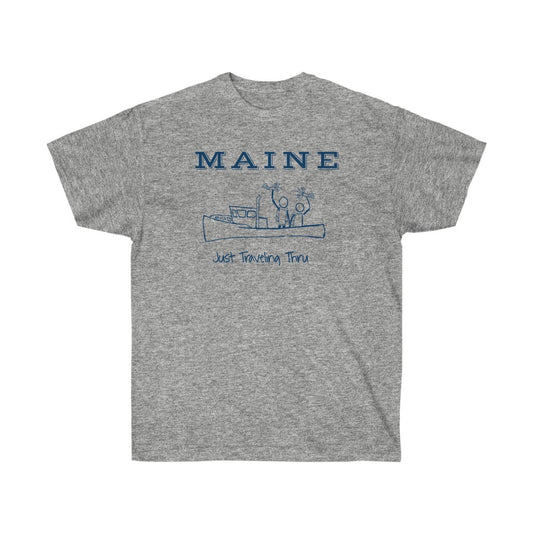 Maine Lobster - Just Traveling Thru - Unisex Ultra Cotton Tee