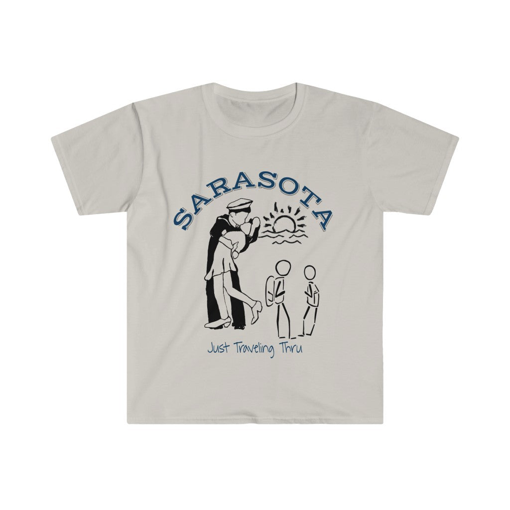 Sarasota Sailor - Just Traveling Thru Unisex Softstyle T-Shirt